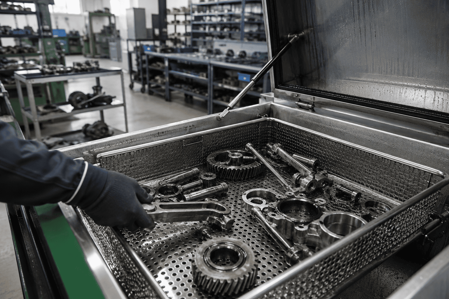 Lavadora de piezas industriales: tipos, funcionamiento y criterios para elegir